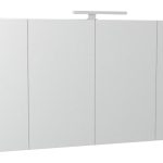 GLORY 120 GORNJI KUPAONSKI ORMARIĆ BIJELI SJAJ