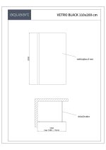 VETRO BLACK 110F NANO PREMAZ TUŠ STIJENA 110x200 cm - Slika 3