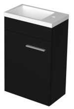 CRUMB 40 DONJI KUPAONSKI ORMARIĆ MAT CRNI LIJEVI