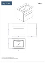 TIA 60 DONJI KUPAONSKI ORMARIĆ GREY MARA - Slika 3