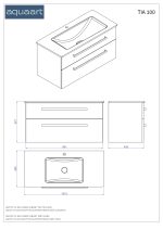 TIA 100 DONJI KUPAONSKI ORMARIĆ WENGE - Slika 3