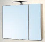 GLORY 80 GORNJI KUPAONSKI ORMARIĆ GREY MARA