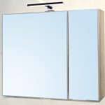 GLORY 80 GORNJI KUPAONSKI ORMARIĆ GREY MARA