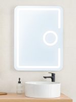 TIFFANY  OGLEDALO S LED RASVJETOM 60x80 cm