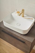 DELILAH NADGRADNI KERAMIČKI UMIVAONIK 505x405x140 mm - Slika 4