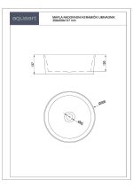 MARLA NADGRADNI KERAMIČKI UMIVAONIK 358x358x137 mm - Slika 3