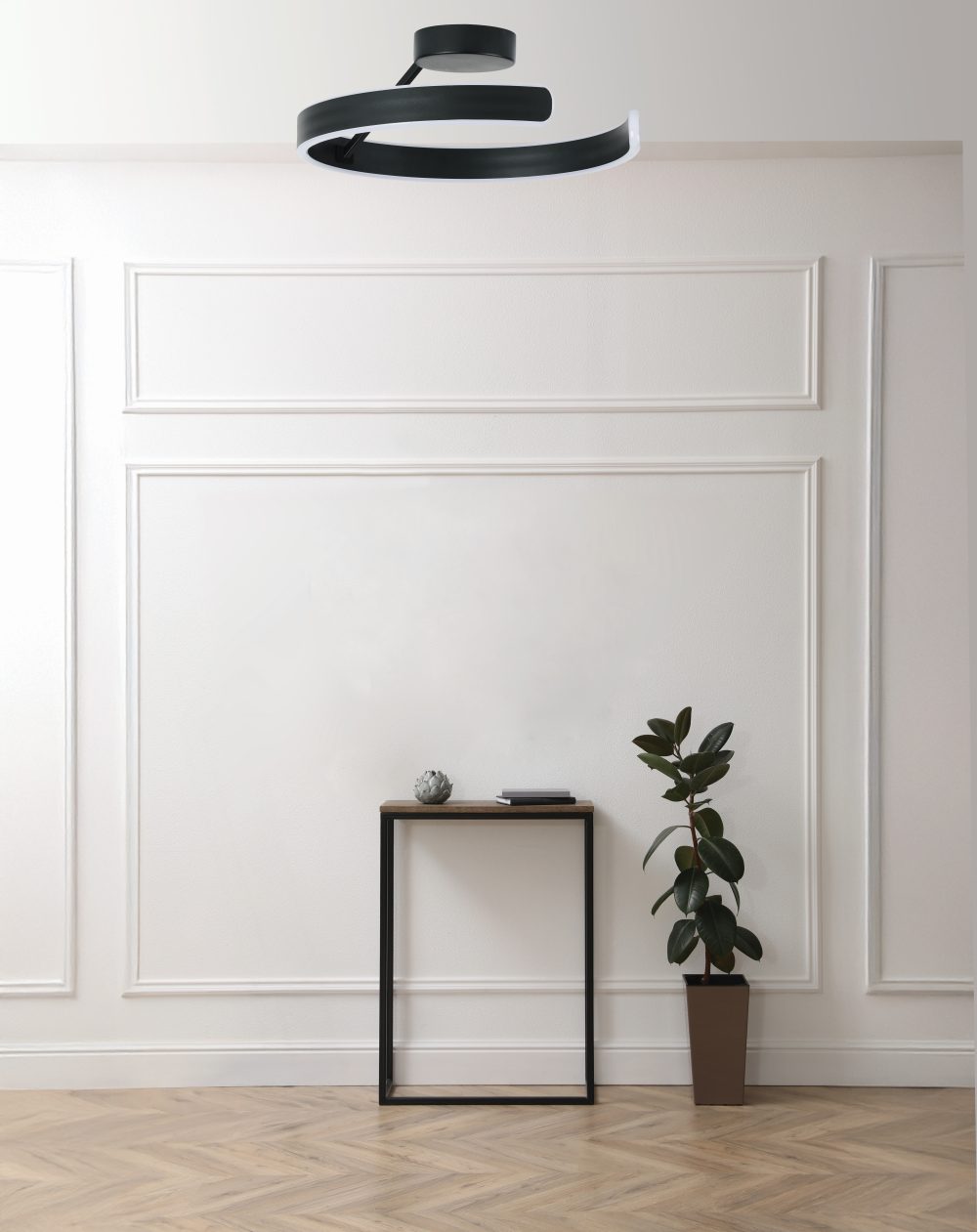 LED STROPNA SVJETILJKA RHEA D400 30W 2100LM 3000/4000/6000K IP20 BLACK - Slika 2