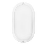 LED ZIDNA SVJETILJKA RIM OVAL 15W 1500lm 4000K IP54  WHITE PP