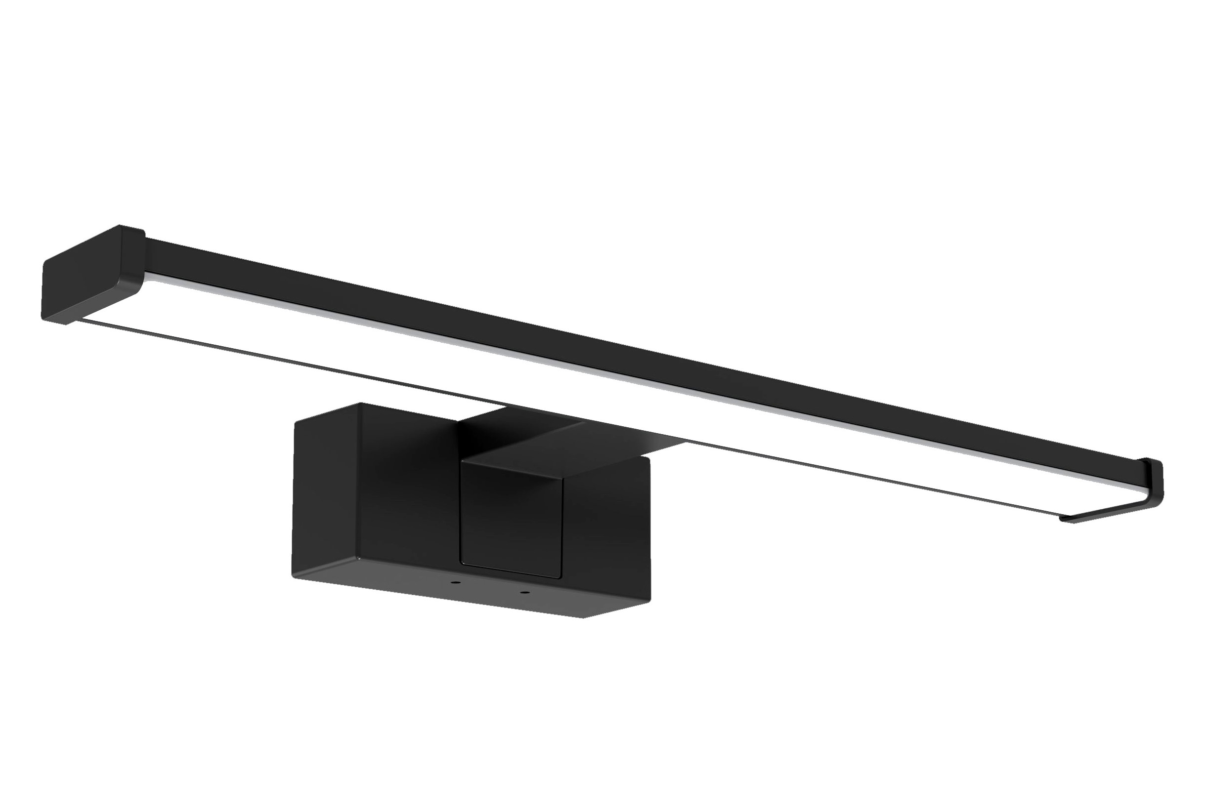 10492-1.jpg LED KUPAONSKA SVJETILJKA BELA BLACK 15W 1200lm 4000K IP44 - Slika 1