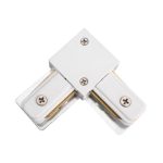 KONEKTOR ZA SPAJANJE TRAČNIH VODILICA ""L"" 90° BIJELI