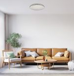 LED STROPNA SVJETILJKA SKY CARLA PVC D290 15W 1700 lm 4000K IP20 2 SILVER RINGS - Slika 2