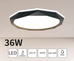 LED STROPNA SVJETILJKA VALENTINA D500 36W 2160lm 4000K IP20 BLACK - Slika 2