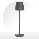 LED STOLNA PUNJIVA SVJETILJKA GEMA 3W 2700/3500/4000K 300 lm IP54 GREY