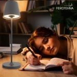 LED STOLNA PUNJIVA SVJETILJKA GEMA 3W 2700/3500/4000K 300 lm IP54 GREY - Slika 3