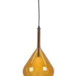 VISEĆA SVJETILJKA STAKLENA ZARIA 1xE27 BROWN