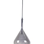 VISEĆA SVJETILJKA STAKLENA ZARIA 1xE27 LIGHT GREY