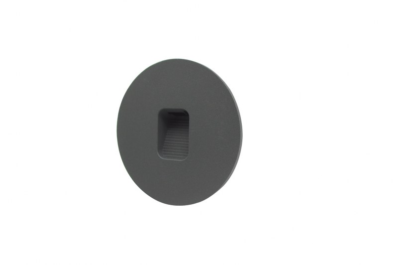 10735-1-1.jpg LED VANJSKA UGRADBENA SVJETILJKA DALLAS ROUND 1W 25 lm 4000K IP54 BLACK - Slika 1