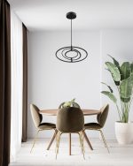 LED VISEĆA SVJETILJKA ORION BLACK  D420 20W 1200 lm 4000K IP20 - Slika 2