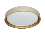 LED STROPNA SVJETILJKA GABRIELA PVC  D390 24W 1440 lm 3000/4000/6500K IP20 KASHMIR/GOLD