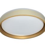 LED STROPNA SVJETILJKA GABRIELA PVC  D390 24W 1440 lm 3000/4000/6500K IP20 KASHMIR/GOLD