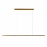 LED VISEĆA SVJETILJKA SIRIUS 1205*2000 20W 1128LM 3000-6000K IP20 BRUSHED GOLD + REMOTE