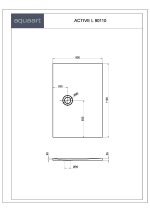 ACTIVE L 90110 TUŠ KADA 900x1100 mm - Slika 2
