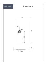ACTIVE L 100110 TUŠ KADA 1000x1100 mm - Slika 2