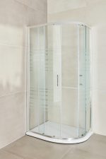 TK MEIRA 80 POLUKRUŽNA TUŠ KABINA 80x80x195 cm - Slika 2