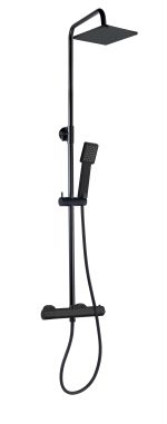 GENOVA BLACK TUŠ SET S TERM. MIJEŠALICOM