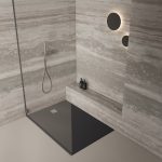 BOLD S CRNA 80100 MINERALSOLID TUŠ KADA 800x1000x30 mm - Slika 2