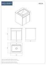 IVA 50 DONJI KUPAONSKI ORMARIĆ DARKWOOD - Slika 2