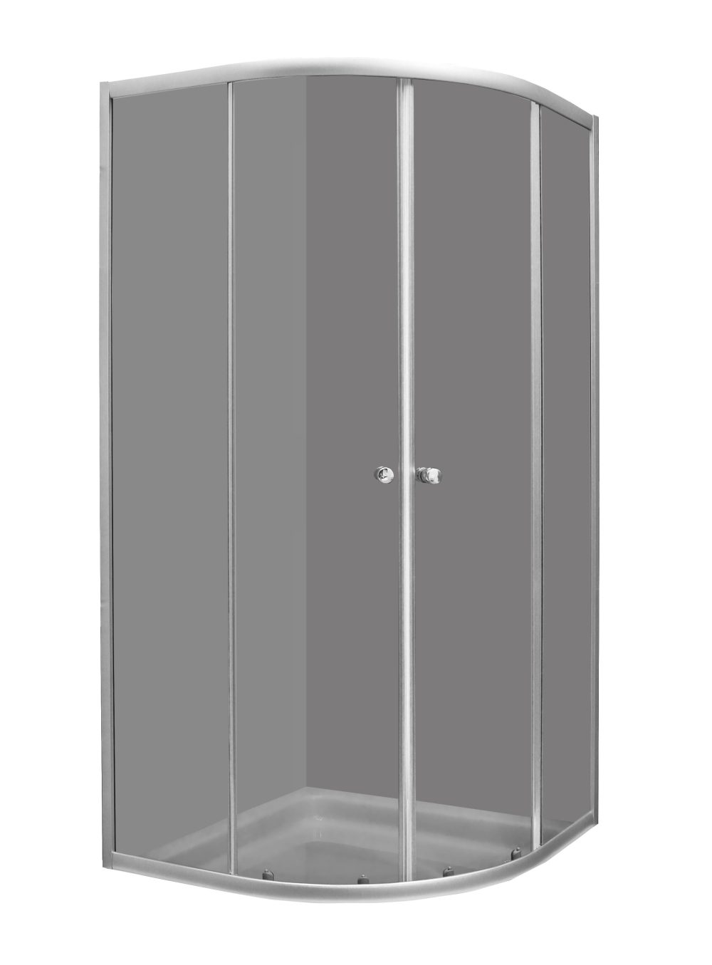 TK RONDA 80 POLUKRUŽNA TUŠ KABINA 80x80x185 cm - Slika 3