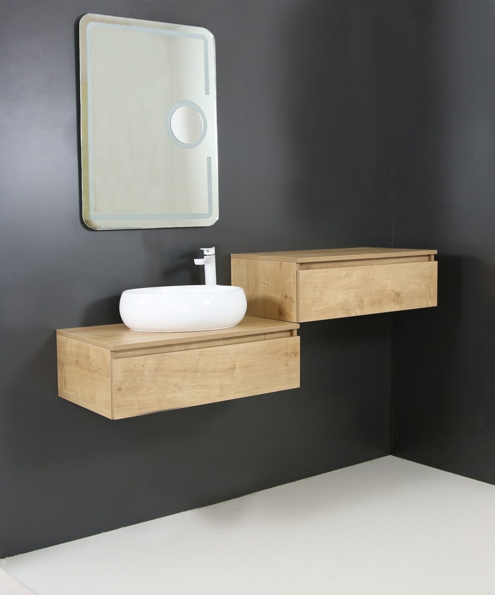 ELEGANT 60 GORNJI KUPAONSKI ORMARIĆ HRAST AUTHENTIC - Slika 5