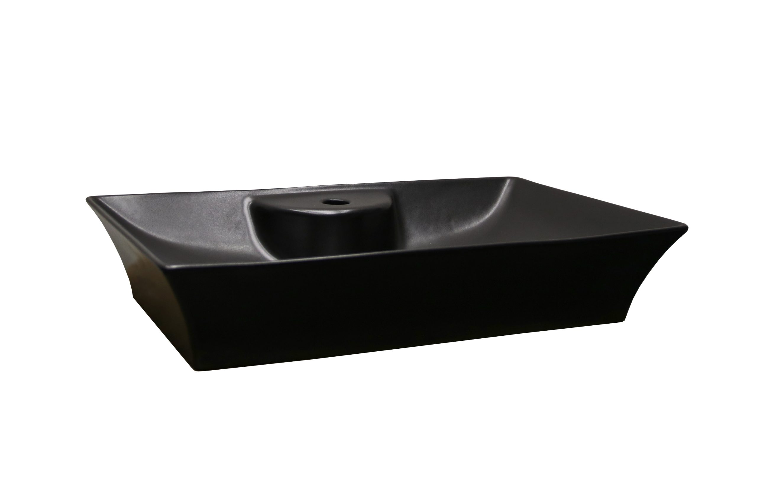 16186-1.jpg ARIANNA NADGRADNI KERAMIČKI UMIVAONIK CRNI MAT 650x420x130 mm - Slika 1