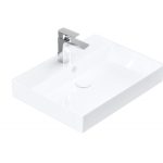 OLIVIA UGRADBENI KERAMIČKI UMIVAONIK BIJELI 600x455x100 mm