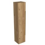 SHARP 170 BOČNI KUPAONSKI ORMARIĆ HRAST NATURAL ZLATNA RUČKICA