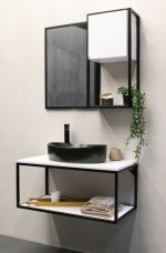 RIDDLE 90 NEW DONJI KUPAONSKI ORMARIĆ BIJELI SJAJ - Slika 2