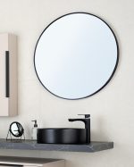 ZOYA BLACK OGLEDALO R 80 cm - Slika 2