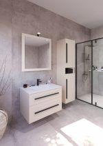 ETERNITY 70 DONJI KUPAONSKI ORMARIĆ KAŠMIR CRNA RUČKICA - Slika 4