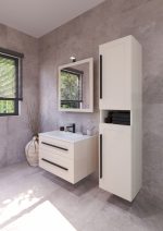 ETERNITY 70 DONJI KUPAONSKI ORMARIĆ KAŠMIR CRNA RUČKICA - Slika 5