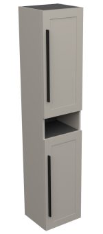 ETERNITY 170 VOV BOČNI KUPAONSKI ORMARIĆ KAŠMIR CRNA RUČKICA