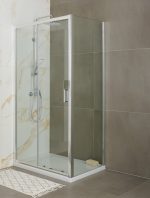 CLEAR SIDE 80 CHROME STAKLENA STRANICA 800x1950 mm - Slika 2