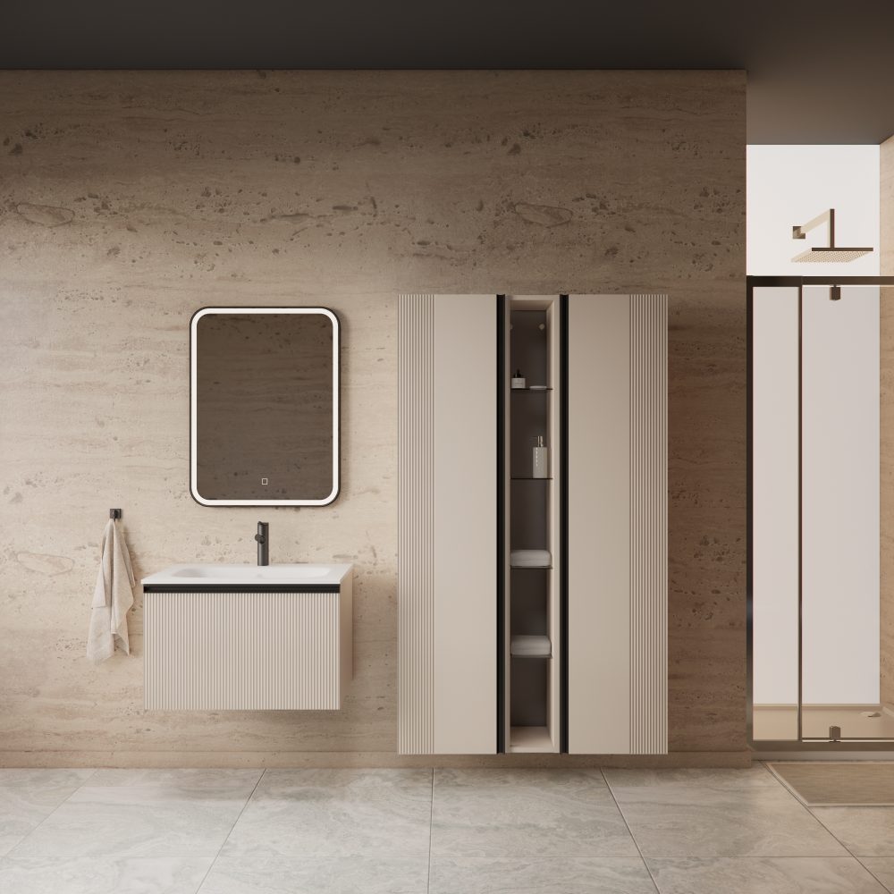 MIRAGE 70 DONJI KUPAONSKI ORMARIĆ KAŠMIR CRNA RUČKICA - Slika 2