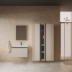 MIRAGE 80 DONJI KUPAONSKI ORMARIĆ KAŠMIR CRNA RUČKICA - Slika 2