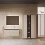 MIRAGE 100 DONJI KUPAONSKI ORMARIĆ KAŠMIR CRNA RUČKICA - Slika 2