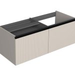 MIRAGE 120 DONJI KUPAONSKI ORMARIĆ DESNI KAŠMIR CRNA RUČKICA