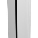 MIRAGE 170 BOČNI PREKLOPNI KUPAONSKI ORMARIĆ BIJELI MAT CRNA RUČKICA