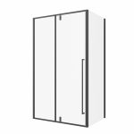 TK MALAGA 80120 BLACK PRAVOKUTNA TUŠ KABINA 80X120X195 cm