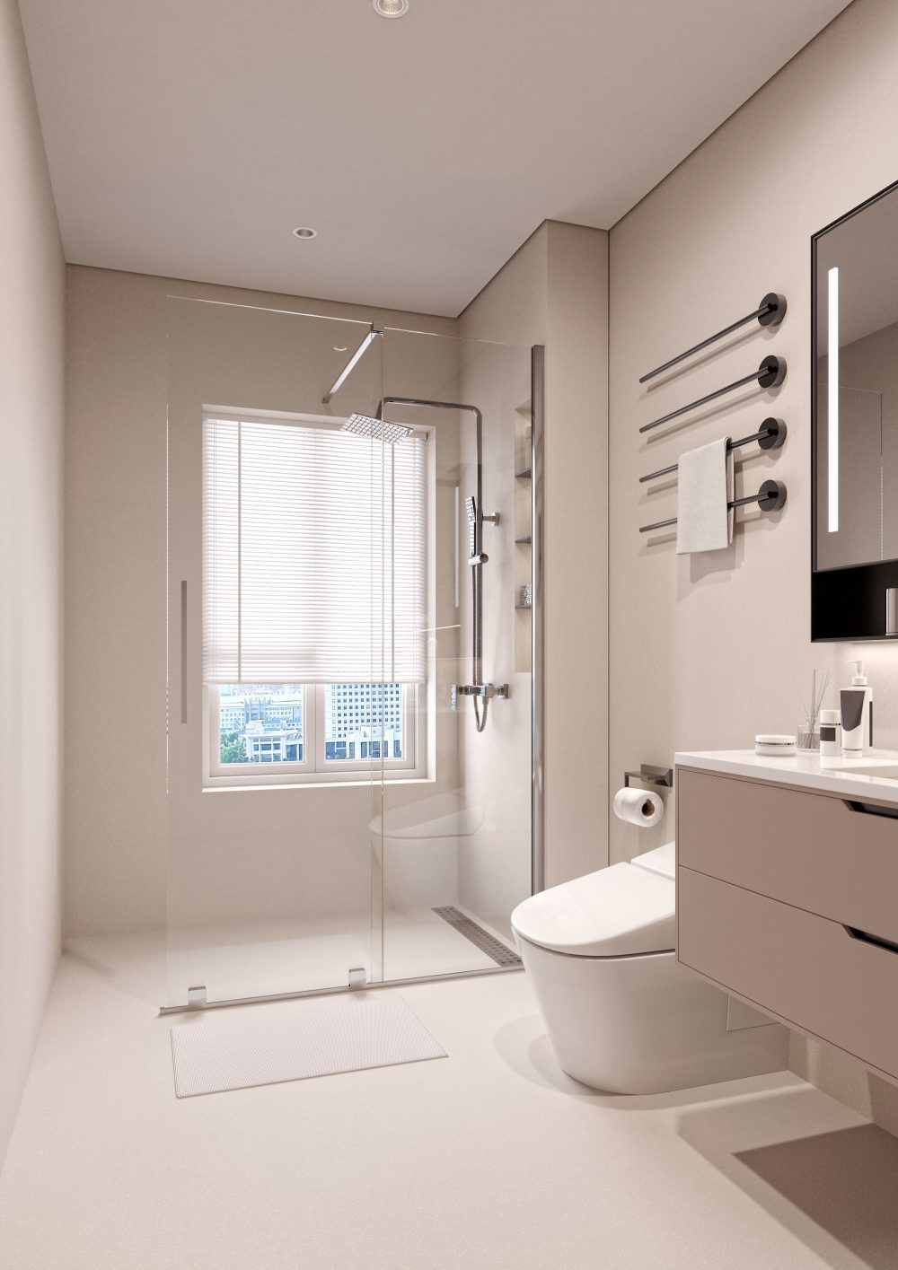 TUŠ STAKLO ZA VETRO SLIDE  TRS 120 120X195 cm - Slika 2