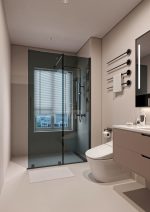 TUŠ STAKLO ZA VETRO SLIDE  BLACK 120 120X195 cm - Slika 2